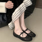 2025 Spring Lace Women Mary Jane Shoes Fashion Slip On Comfort Street Style Soft Sole Female Dress Flats Shoes
