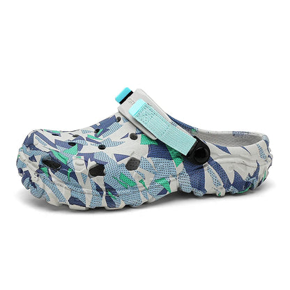 New Men's Clogs Slippers Sandal | Men Garden Shoes | Flat Camouflage Sandals | Male Sneakers Outdoor Flip Flops | Home Clogs
