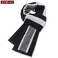 Luxury Wool Scarf for Men | Winter Warm Cashmere Silk Plaid Pashmina Shawl | EnigmaParis