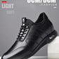 Invisible Height Increasing Leather Shoes