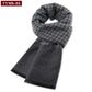 Luxury Wool Scarf for Men | Winter Warm Cashmere Silk Plaid Pashmina Shawl | EnigmaParis