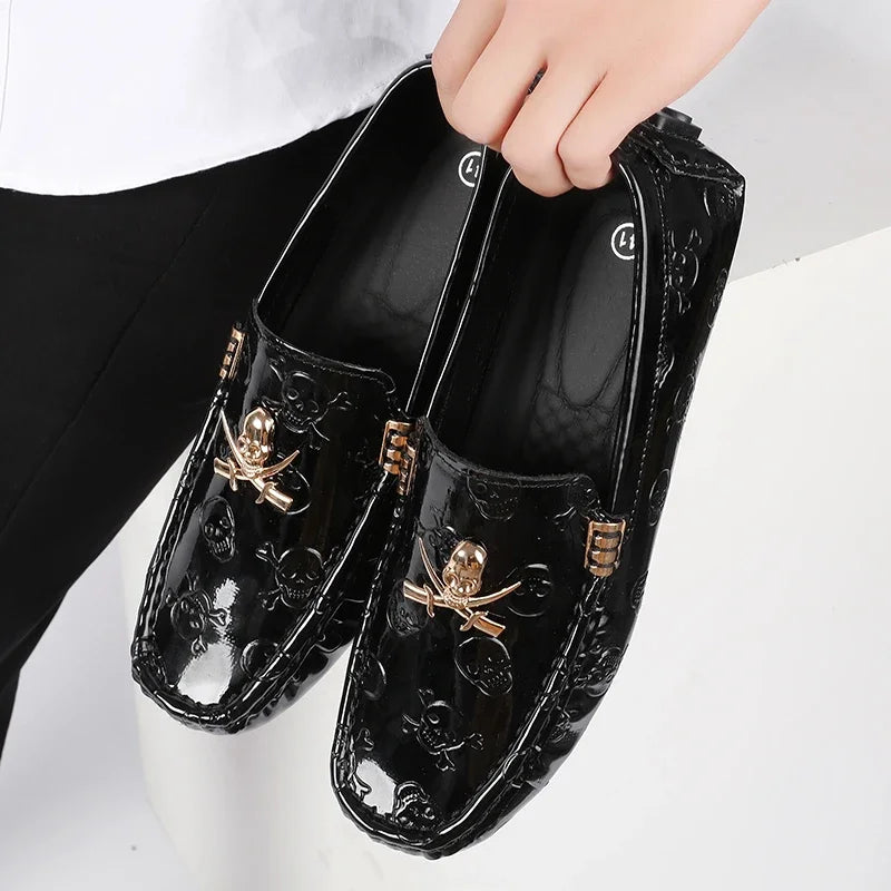 Loafers Men Casual Shoes | Handmade Lazy Shoes Men
