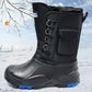 Winter Men's Outdoor Boots Warm Waterproof Snow Boots for Men Fishing Men's Non-slip Hiking Boots Male Sneakers Work