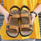 Brand Classic Mens Sandals Summer Genuine Leather Sandals Men Outdoor Casual Lightweight Sandal Fashion Men Sneakers Size 38-46