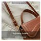 High Quality PU Leather Handbag Purse Women's Bag Solid Color Shoulder Crossbody Bags Lady Messenger Small Tote for Women Girls