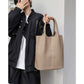 Genuine Leather Commuter Tote Bag Simple Ladies Soft Cowhide Tote Shoulder Handbag Large Capacity Women Bucket Bag 2025 New