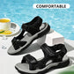New Men's Sandals Soft Genuine Leather Sandals Shoes Men Large Size Outdoor Summer Shoes Comfort Beach Sandals Roman Men Shoes