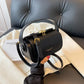 Classic Black Shoulder Bag Women's Versatile Retro Crossbody Square Bags 2024 New Large Capacity Textured Leather Flap Handbags