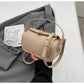 Classic Black Shoulder Bag Women's Versatile Retro Crossbody Square Bags 2024 New Large Capacity Textured Leather Flap Handbags
