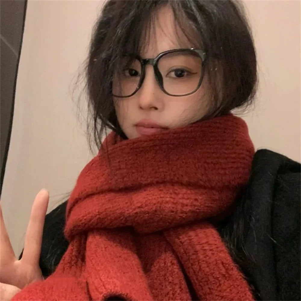 Cashmere Wool Blend Scarf | Fashionable & Breathable Women's Muffler | EnigmaParis