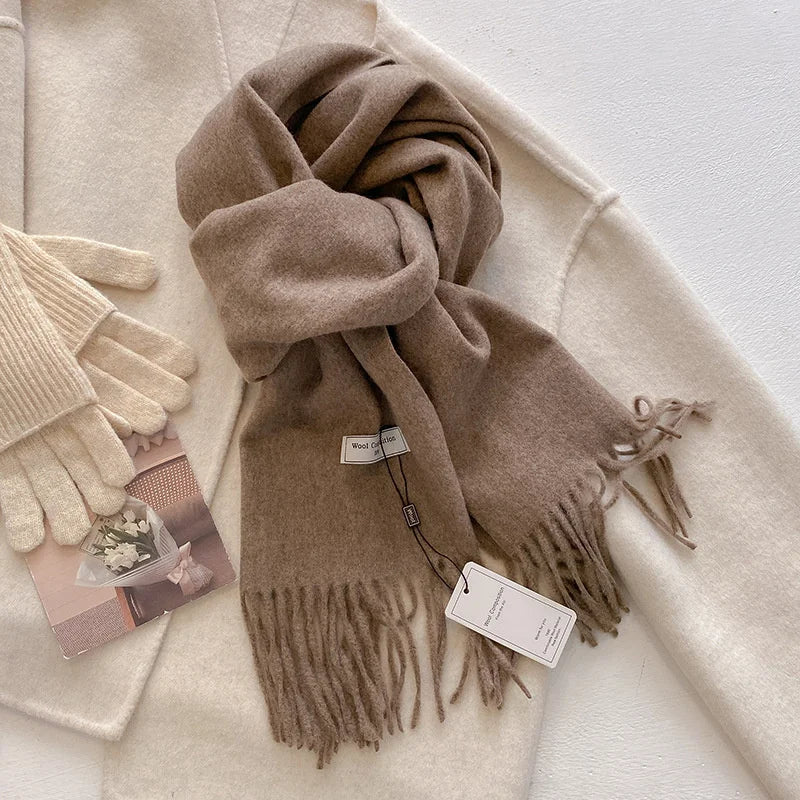 2024 Womens Winter Wool Scarf | Long Cashmere Shawl & Pashmina Wrap | EnigmaParis