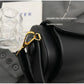 Classic Black Shoulder Bag Women's Versatile Retro Crossbody Square Bags 2024 New Large Capacity Textured Leather Flap Handbags