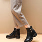 Soft Leather Women's Boots 2023 Spring Winter Thick Wool Lined Genuine Leather Woman Snow Boots Women Shoes Platform Boots botas