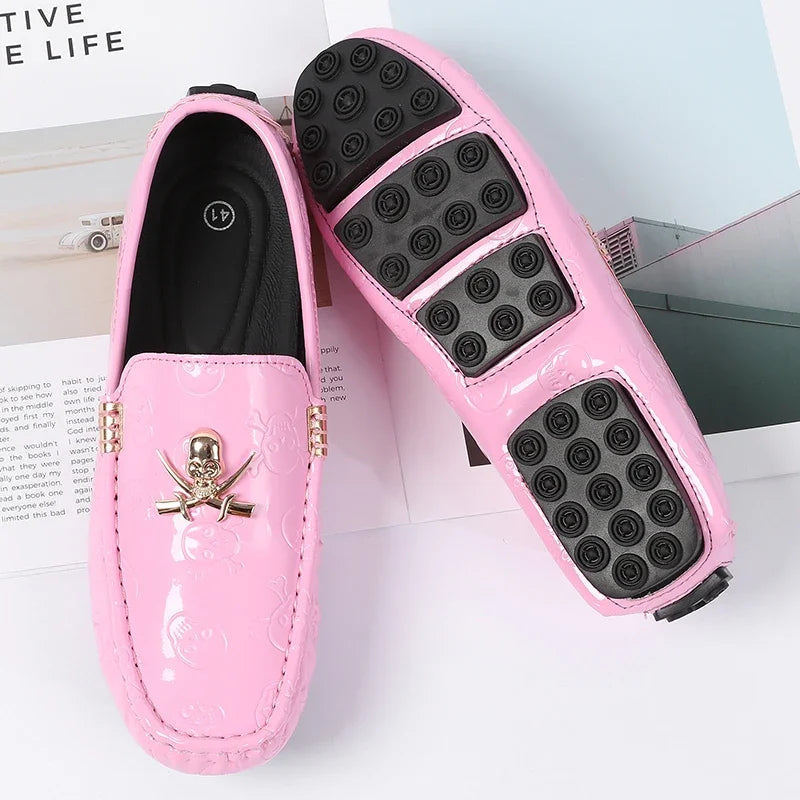 Loafers Men Casual Shoes | Handmade Lazy Shoes Men