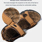 Summer Men's Leather Sandals Outdoor Resort Beach Shoes Soft Rubber Lightweight Hiking Shoes Anti-slip Wear-resistant Flip Flops