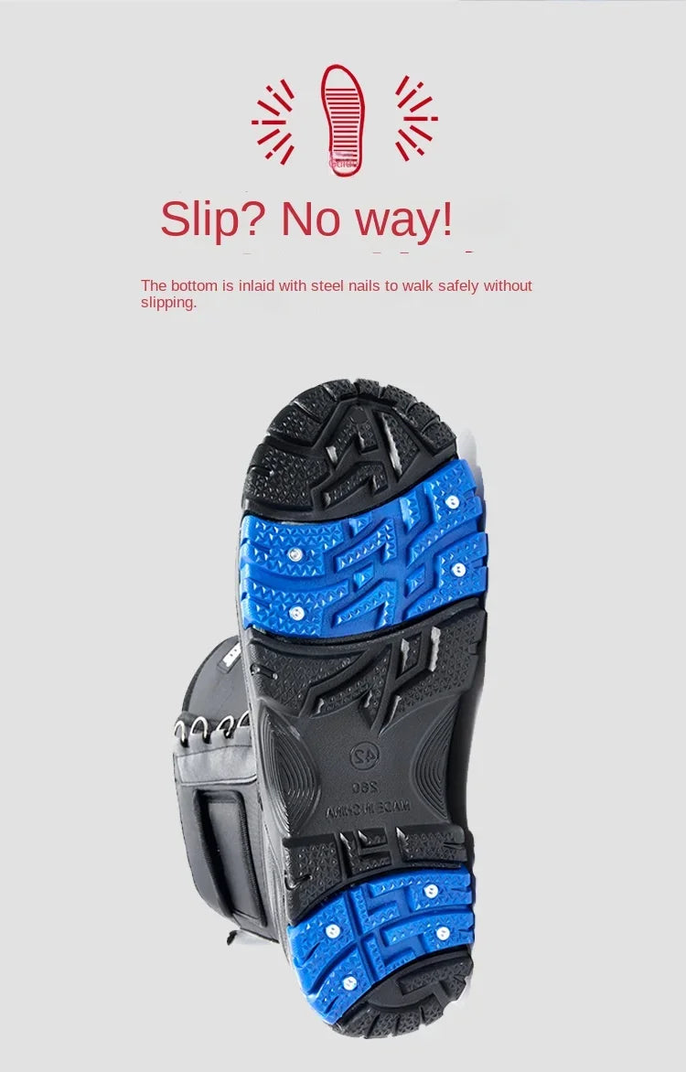 Winter Men's Outdoor Boots Warm Waterproof Snow Boots for Men Fishing Men's Non-slip Hiking Boots Male Sneakers Work