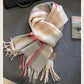 High-Quality 100% Wool Scarf | Women's Classic Soft Cashmere Muffler | EnigmaParis