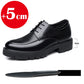 8-10cm Height Increasing Shoes for Men Summer Autumn Inside High Shoes Men's Hollow Business Dress Men's Elevator Leather Shoes