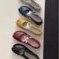 Black Silver Red Ballet Flats Trainers Women Split Toe Ballerina Tabi Walking Sneakers Woman Mary Jane Shoes Footwear Summer