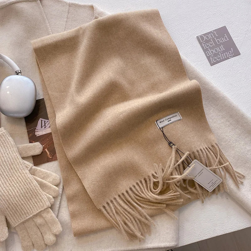 2024 Womens Winter Wool Scarf | Long Cashmere Shawl & Pashmina Wrap | EnigmaParis