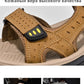 New Men's Sandals Soft Genuine Leather Sandals Shoes Men Large Size Outdoor Summer Shoes Comfort Beach Sandals Roman Men Shoes