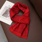 Newest Wool Cashmere Scarf | Women's Winter Tassel Pashmina Shawl | EnigmaParis
