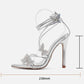 High Heels Shoes For Women Summer 2025 New Bow Tie Strap French sandals
