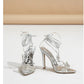 High Heels Shoes For Women Summer 2025 New Bow Tie Strap French sandals