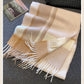High-Quality 100% Wool Scarf | Women's Classic Soft Cashmere Muffler | EnigmaParis