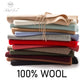 Solidlove 100% Wool Winter Scarf | Women's Fashion Cashmere Poncho Wrap | Elegant Scarves for Ladies | EnigmaParis