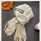 High-Quality 100% Wool Scarf | Women's Classic Soft Cashmere Muffler | EnigmaParis