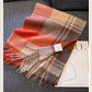 High-Quality 100% Wool Scarf | Women's Classic Soft Cashmere Muffler | EnigmaParis