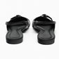 New Bling Women Sandal Fashion Pointed Toe Shallow Slip on Ladies Elegant Slingback Shoes Med Heel Flat Shoes Luxury Brand