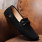 Men Suede Leather Loafers Shoes | Slip on Non-slip Driving Loafers for Men
