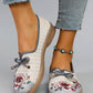 Spring and Autumn New Products, New Chinese style Women's Printed Breathable, Simple, Fashionable Lazy Shoes, One Step Flat Shoe