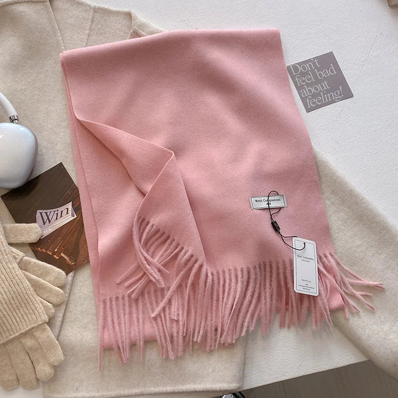 2024 Womens Winter Wool Scarf | Long Cashmere Shawl & Pashmina Wrap | EnigmaParis