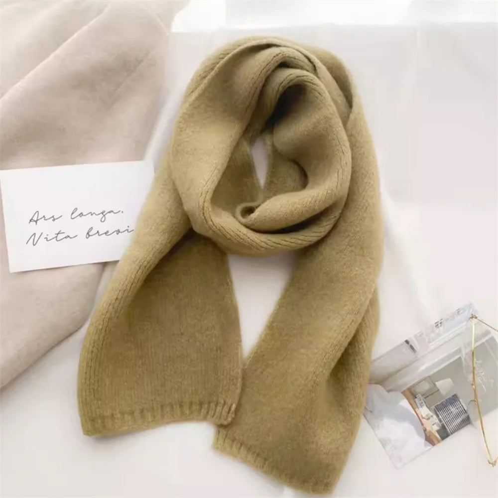 Cashmere Wool Blend Scarf | Fashionable & Breathable Women's Muffler | EnigmaParis