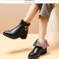 Soft Leather Women's Boots 2023 Spring Winter Thick Wool Lined Genuine Leather Woman Snow Boots Women Shoes Platform Boots botas