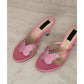 Butterfly Rhinestone Peep Toe Thin Heels Flipflops Women Summer Luxury Brand High Heels Sandals Ladies Casual Outside Slippers