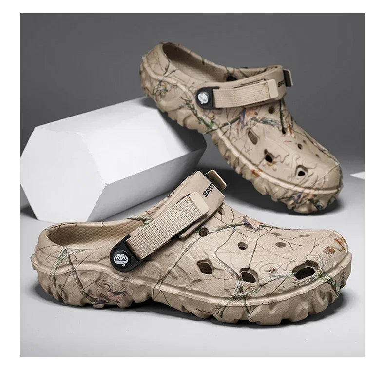 Flat Sandals Men Shoes 2025 | Slippers Men Garden Platform Sandals | Man Summer Sandals | Male Sneakers Outdoor Flip Flops Home Clogs