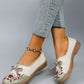 Spring and Autumn New Products, New Chinese style Women's Printed Breathable, Simple, Fashionable Lazy Shoes, One Step Flat Shoe