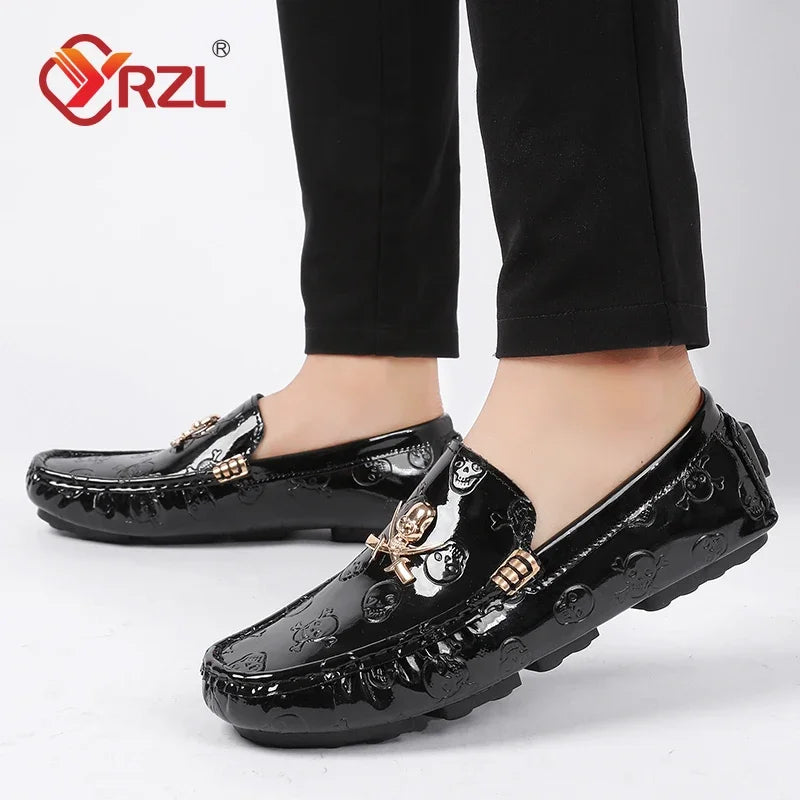 Loafers Men Casual Shoes | Handmade Lazy Shoes Men