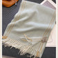 High-Quality 100% Wool Scarf | Women's Classic Soft Cashmere Muffler | EnigmaParis