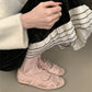 2025 Spring Lace Women Mary Jane Shoes Fashion Slip On Comfort Street Style Soft Sole Female Dress Flats Shoes