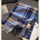 High-Quality 100% Wool Scarf | Women's Classic Soft Cashmere Muffler | EnigmaParis