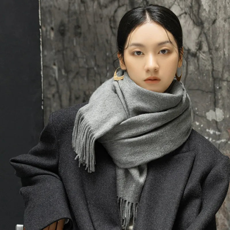 New Women's Cashmere Scarf | Winter Wool Pashmina Wrap | Elegant & Warm Design | EnigmaParis