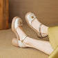 New Chinese Style New Thick Soled Thick Heel Baotou Sandals Female Line with Female Sandal Fairy Wind High Heel Single Shoes