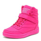 Designer Woman Breathable High Top Black White Boots Women Casual Sport Shoes Platform Hidden Increasing Sneakers Leather Shoe