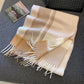 High-Quality 100% Wool Scarf | Women's Classic Soft Cashmere Muffler | EnigmaParis