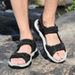 New Men's Sandals Soft Genuine Leather Sandals Shoes Men Large Size Outdoor Summer Shoes Comfort Beach Sandals Roman Men Shoes
